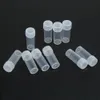 PE 5ml 명확한 플라스틱 샘플 병 볼륨 빈 크림 항아리 화장품 5g 액체 고체 오일 컨테이너 작은 저장소 덮개가있는 병 주방 액세서리