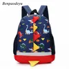 Bolsa infantil Backpack pré -escolar de Dinosaur Kids Saco de Cartoon Dinosaur para meninos Escola de bebê 3 4 anos 220630