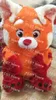 Große 40 cm Cartoon Turnings Panda Plüschpuppe Mei Turning Panda Kawaii süße Anime Stoffpuppe Geburtstagsgeschenk für Kinder 220527