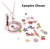 20st / lot brud diy accessorie brev flytande locket charms passform för magnetisk glas levande minne locket hänge