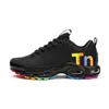 2022 Black Rainbow Mercurial Plus TN Running Shoes Airs Ultra SE KPU White All 증가 된 환기 화가 디자이너 UP01310B