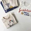 enkelibb ssファッション子供半袖Tシャツ漫画パターン素敵なスタイリッシュな男の子女の子TシャツトップスTCキッズ服220418