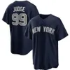 Hombres Mujeres Niños Camisetas de béisbol 99 Aaron Judge Giancarlo Stanton Gerrit Cole 48 Anthony Rizzo Torres 28 Josh Donaldson 13 Gallo LeMahieu Jeter Ruth Mantle 42 Rivera