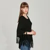 Marwin komende casual oneck -pullovers truien batwing mouw tassel solide truien herfst winter wol mode trui 220817