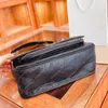 Rivet Handbags Designer Ladies Shoulder Bags Fashion Handbag Chain Leather Totes Party Black Cross Body Luxury Tote Soft Flaps