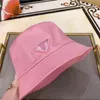 디자이너 버킷 모자 나일론 남성용 모자 Weomen Sun 방지 보닛 비니 야구 모자 Snapbacks 야외 핑크 비니 페도라