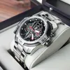 Wristwatches Reef Tiger/RT Top Brand Sport Automatic Stainless Steel Men Fashion Mechanical Bracelet Waterproof Watches RGA3591Wristwatches