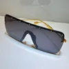 Sommarsolglasögon för kvinnor män 1245 stil anti-ultraviolet retro platta fyrkantiga ramfritt modeglasögon med ruta 1245S233W