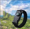 AK17 Outdoor sport Accessories Camping light laser SOS umbrella rope Multi-function flashlight emergency survival bracelet