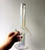 Cool design Titanium 14 tums glas vatten vattenpipa vattenpipa Unik rökpipa Olja Dubbningsriggar Tobakstillbehör