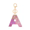 Keychains Trendy 26 Letter Pendant Keychain Women Men Acrylic Keyring A To Z Key Holder Luxury Ring Charm Bag Accessories Gift