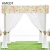 Gypsophila Rose Artificial Flower Stale Table Centerpiece Flower Ball Wedding Arch Tacdrop ​​Decor Flower Row Layout 220406