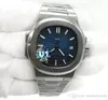Orologio da uomo quadrante blu fondello trasparente U1 movimento di fabbrica inciso orologio da polso meccanico automatico in acciaio inossidabile da uomo