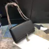 Kate mittelgroße Kettentasche Designer-Umhängetaschen Quastenhandtasche Alligator-Damen-Crossbody-Clutch-Klappe Leder Luxus-Umhängetasche Messenger Magnetverschluss Goldmetall