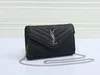 YSLity 2022 Women LOULOU Bag Handbag Flap Gold Silver Chain Shoulder Bags Luxury Designers Tote Lady Clutch Messenger Evening Crossbody Purse Louiseity 1 Viutonity