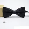 Groom Ties Geometric Bow Ties for Men Plain Butterfly Party Wedding Bowtie 12*6cm mix Color Groom Ties Accessory