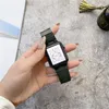 Reemplazo de correa de fibra de carbono para Apple Watch Series 7, 6, 5, 4, 3, 2 SE, banda de enlace de poliamida de 41mm, 44mm y 45mm