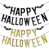 Party Decoration ChicinLife 1Set Happy Halloween Banner mit Fledermauszeichen Kinder bevorzugt Flaggen, die Girland Bunting Home SupplySparty hängen