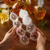 4 Cavity Sphere Whiskey Ice Cream Ball Mould Tool Round Jelly Icecube Maker Molds DIY Cocktai Hockey Make Tools for Home Bar Party Tools SN4621