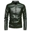 Jackets de couro masculinos maus jaquetas finas L220801