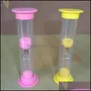 Andra klocktillbehör Mini Sandglas Hourglass Sand Clock Timer 60 sekunder 1 minut glasrör Timing Matlagningsspel E