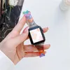 Colorful Acrylic Rainbow Wrist Band Strap Bracelet for Apple Watch Series 7 6 5 4 3 2 SE 41mm 44mm 45mm