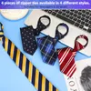 Bow Ties Kids Tie voor jongens vooraf vastgebonden verstelbare ritsjongeren kinderen stropdas bruiloft afstuderen School uniform Ammbw