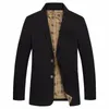 100% Cotton Men Suit Jacket Buttons Pockets Khaki Green Black Casual Street Wear Spring Autumn Male Outwear Slim Man Blazer 220409