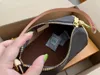 2022 Mini Duffel Bag Женская сумочка на плечах сумки кошелька Canvas Кожаный мешочек Классическая буква Золотое оборудование для поперечного телека