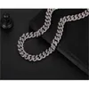Wholale Good Quality Hip Hop Curb Cuban Link Chain Men Necklace Iced Out Cuban Chain