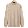 High End Fashion Brand Knitted Pullover Sweater Men Half Turtle Neck Autum Winter Woolen Casual Jumper Clothes Men 220815