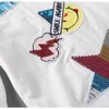 T-shirt per ragazze Abito estivo Cartone animato Manica a tromba Moda paillettes Bellezza Ricamo Top lunghi Abbigliamento per bambini 4 14 anni Boutique 220620