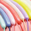 Födelsedag Balloon Long Balloons Anim Latex Macaron Candy Birthday Magic Twisting Multi Color Shiny Chrome Globos Diy Patry Decor 220527