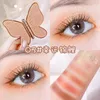 Eye Shadow Colors Eyeshadow Palette Butterfly Lucky Koi Pearl Sequins Glitter Matte Makeup Plate EyeshadowEye