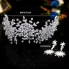 Lussuosi cristalli strass corone nuziali copricapo stile barocco retrò copricapo da donna per la festa nuziale signore diademi spose accessori per capelli AL9228