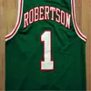 Sj98 Maillot le plus vendu 1 Robertson 1971-1972 vert Maillots de basket-ball pour hommes en maille cousue taille S-3XL