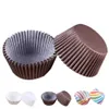 Sublimation 100 Pcs Muffins Cupcakes Gobelets En Papier Cupcake Liner Cuisson Boîte À Muffins Tasse Cas Plateau De Fête Gâteau Décoration Outils Fête D'anniversaire Dec