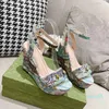 여름 여성 패션 디자이너 샌들 최고의 품질 편안한 소프트 양가죽 재료 신발 유명 브랜드 클래식 럭셔리