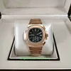 Hot Selling topkwaliteit heren Watch 40,5 mm Nautilus 5980 18K Rose Gold Chronograph Workin Cal.7750 Ch 28-520 C Beweging Mechanische automatische horloges Heren polshorloges