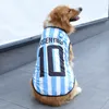 Abbigliamento per cani maglia francia Cuccioli Vestiti T-shirt cani Gilet Basket calcio calcio abbigliamento sportivo tute per animali domestici Chihuahua Bulldog francese Teddy Perro Costume per animali domestici