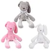 Poupées de lapin à longues pattes bébé accompagner poupée apaisante dessin animé lapin en peluche jouet mignon dessin animé en peluche cadeaux poupées d'animaux en peluche 220531