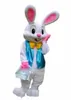 Costume de mascotte de lapin de pâques, déguisement pour adulte, juste tête faite à la main