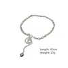 Chains Hip Hop Silver Color Chain Crystal Necklaces For Women Portrait Pendant Heart Statement JewelryChains Godl22