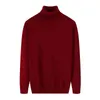 Sweater de inverno Men's Warm acolchoado Cashmere Slim Coreano Profundidade Camisa Top Moda L220801
