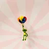 Spille Spille Blucome Green Frog Sollevamento a forma di mongolfiera Spilla Smalto Corpetto animale Gioielli per donna Borsa per abiti Accessori per cappelli Spille