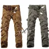 Calças táticas militares Men Multiplesbocket Macals Men Men Logo Cotting Pants Male Cargo Male para homens TrouserSize 2842 220704