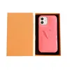 Capas de telefone de designers de luxo com caixa para iPhone 13 Pro Max 11 11pro 11promax 12 12pro 12promax X Soap Shell