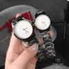 TOP Brand Watches for Women Men Couples Lovers' style stainless steel band Quartz wrist Watch lover watches