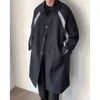 Men's Trenchcoat Windbreaker Mid Long Handsome Autumn Casual Outfit L220725