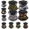 Masques Camouflage magique écharpe Sports de plein air cyclisme Handwarp femmes hommes Protection UV masque anti-poussière respirant Bandana foulards masque